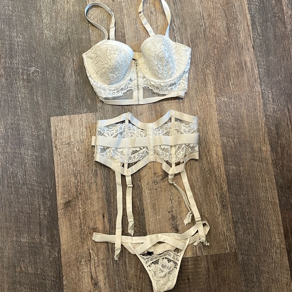 Victoria’s Secret three-piece bridal set